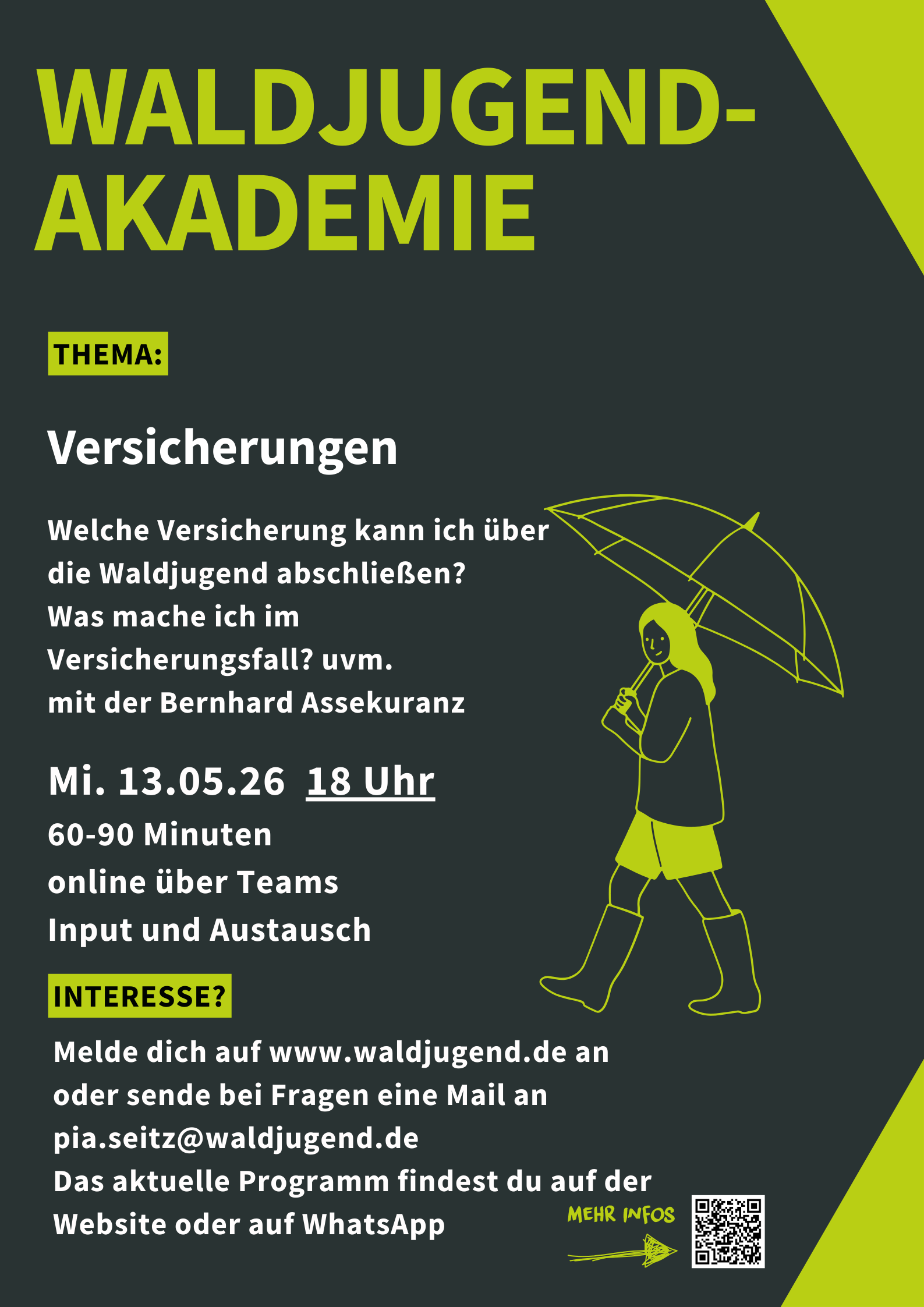 Waldjugendakademie - VERSICHERUNGEN