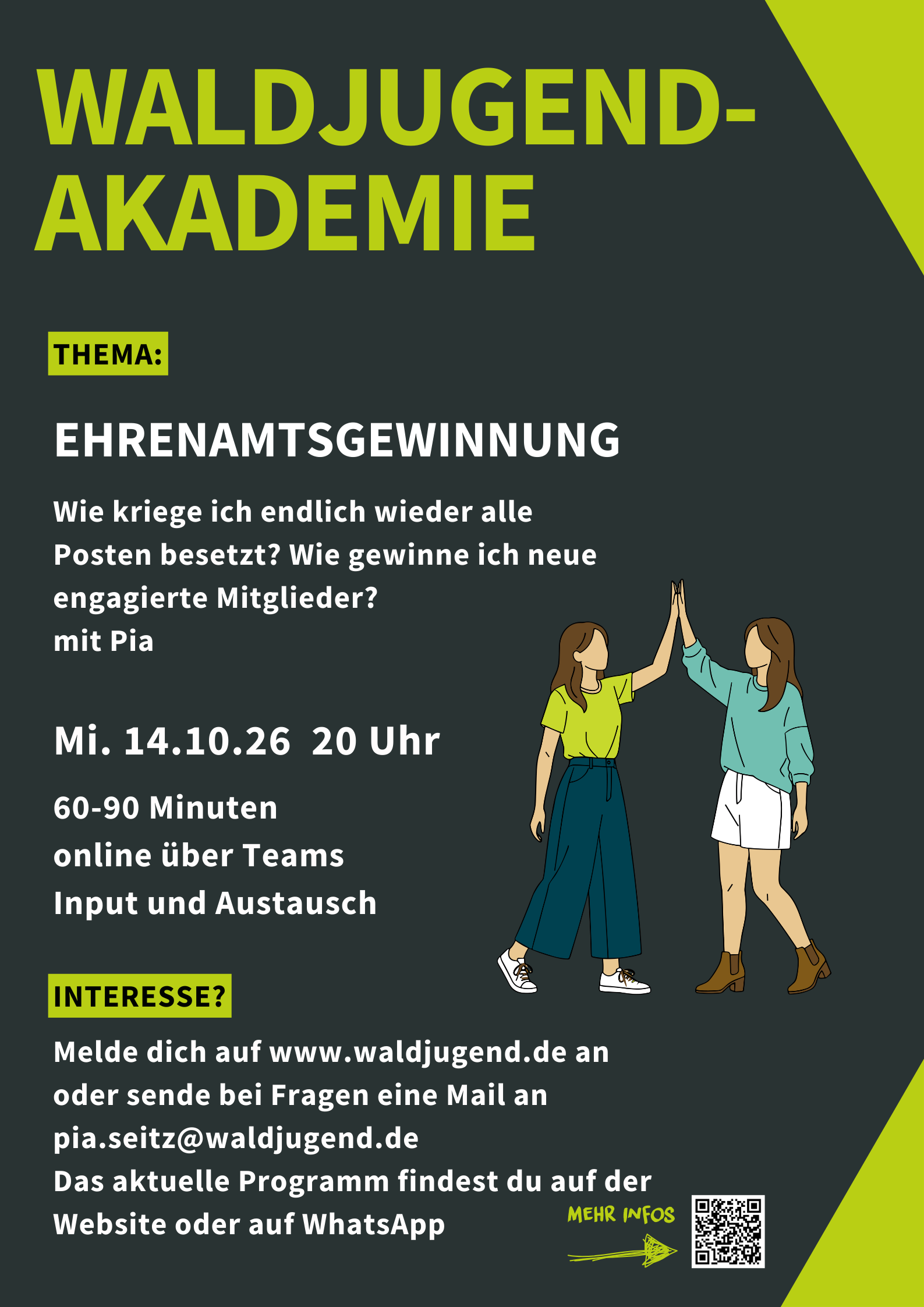 Waldjugendakademie - Ehrenamtsgewinnung